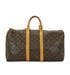 Louis Vuitton Keepall 45, &pound;695, Handbags, Brown, Coated Canvas/Leather, Front view